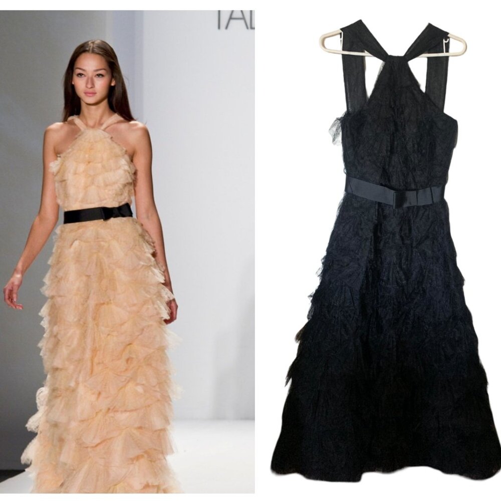 Vintage 2010 Tadashi shoji  black dress